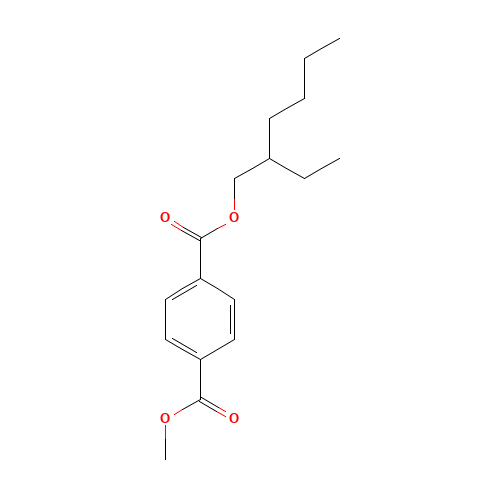 63468-13-3 4-O-(2-ethylhexyl) 1-O-methyl benzene-1,4-dicarboxylate chemical structure
