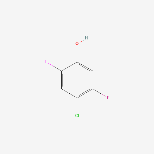 1235407-15-4 4-chloro-5-fluoro-2-iodophenol chemical structure