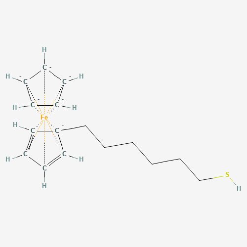 134029-92-8 6-(Mercaptohexyl)ferrocene chemical structure