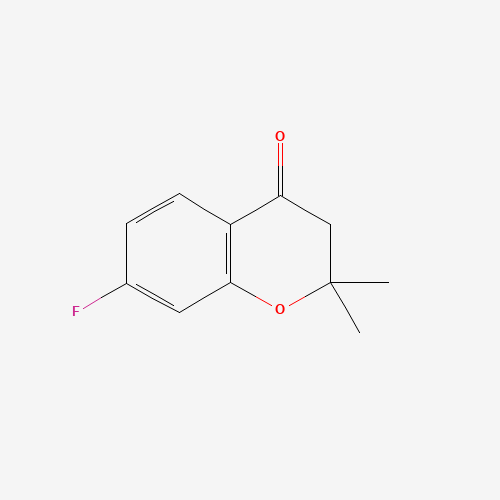 111477-98-6 7-fluoro-2,2-dimethyl-3H-chromen-4-one chemical structure