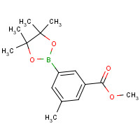 929626-17-5 methyl 3-methyl-5-(4,4,5,5-tetramethyl-1,3,2-dioxaborolan-2-yl)benzoate chemical structure