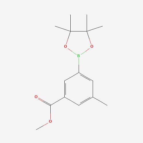 929626-17-5 methyl 3-methyl-5-(4,4,5,5-tetramethyl-1,3,2-dioxaborolan-2-yl)benzoate chemical structure