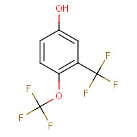 120355-08-0 Phenol, 4-(trifluoromethoxy)-3-(trifluoromethyl)- chemical structure
