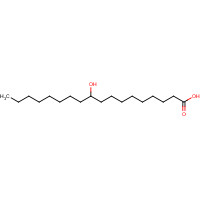 638-26-6 10-hydroxyoctadecanoic acid chemical structure