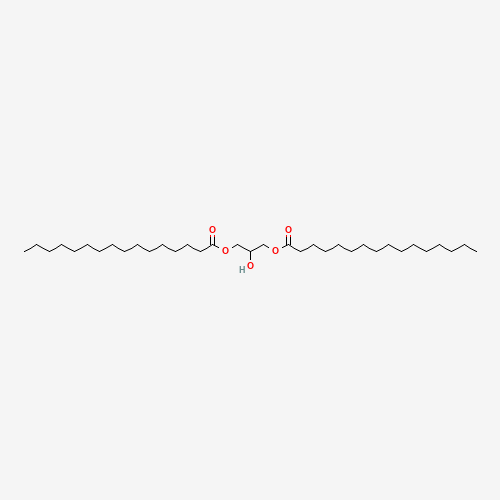 502-52-3 (3-hexadecanoyloxy-2-hydroxypropyl) hexadecanoate chemical structure