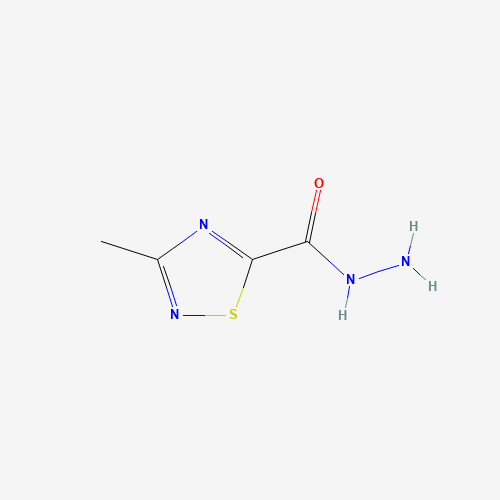 1375066-73-1 1,2,4-Thiadiazole-carboxylic acid-,3-methyl-, hydrazide chemical structure