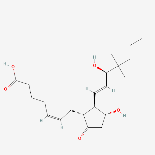 39746-25-3 (Z)-7-[(1R,2R,3R)-3-hydroxy-2-[(E,3R)-3-hydroxy-4,4-dimethyloct-1-enyl]-5-oxocyclopentyl]hept-5-enoic acid chemical structure