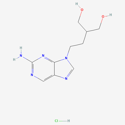 246021-75-0 (2-[2-(2-Amino-9H-purin-9-yl)ethyl]propane-1,3-diol hydrochloride) chemical structure