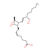 51982-36-6 (Z)-7-[(1S,4R,5R,6R)-5-[(E,3S)-3-hydroperoxyoct-1-enyl]-2,3-dioxabicyclo[2.2.1]heptan-6-yl]hept-5-enoic acid chemical structure