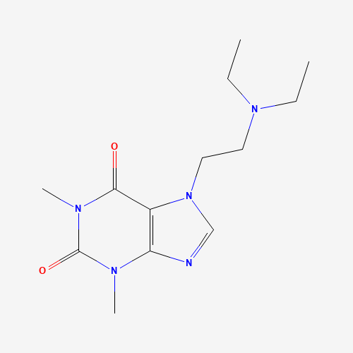 314-35-2 7-[2-(diethylamino)ethyl]-1,3-dimethylpurine-2,6-dione chemical structure