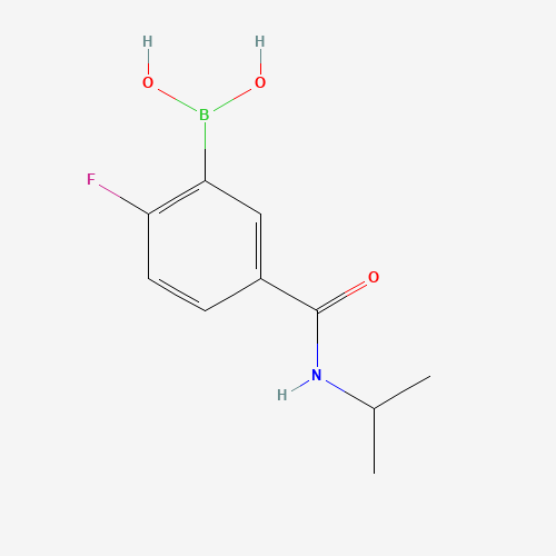 874289-49-3 [2-fluoro-5-(propan-2-ylcarbamoyl)phenyl]boronic acid chemical structure