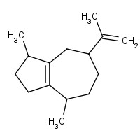 3691-12-1 1,4-dimethyl-7-prop-1-en-2-yl-1,2,3,4,5,6,7,8-octahydroazulene chemical structure