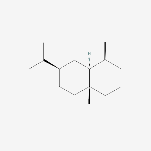 17066-67-0 8a-methyl-5-methylidene-3-prop-1-en-2-yl-1,2,3,4,4a,6,7,8-octahydronaphthalene chemical structure