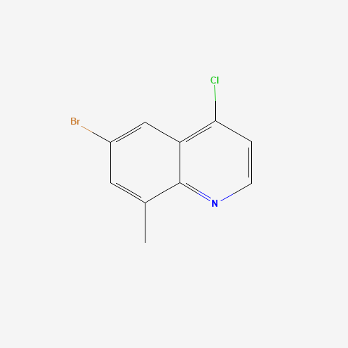 1086062-90-9 6-bromo-4-chloro-8-methylquinoline chemical structure