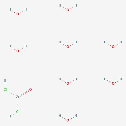 13520-92-8 Zirconyl chloride octahydrate chemical structure