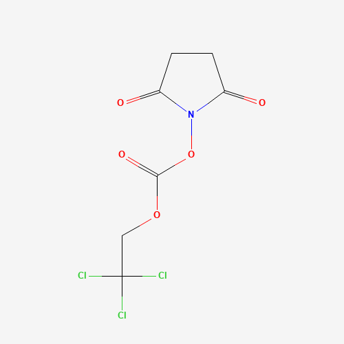 66065-85-8 (2,5-dioxopyrrolidin-1-yl) 2,2,2-trichloroethyl carbonate chemical structure