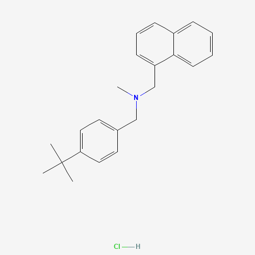 101827-46-7 1-(4-tert-butylphenyl)-N-methyl-N-(naphthalen-1-ylmethyl)methanamine;hydrochloride chemical structure