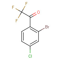1033805-23-0 1-(2-Bromo-4-chlorophenyl)-2,2,2-trifluoroethanone chemical structure