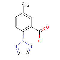 956317-36-5 5-methyl-2-(triazol-2-yl)benzoic acid chemical structure