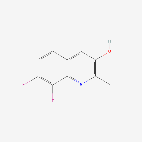 1314012-50-4 7,8-difluoro-2-methylquinolin-3-ol chemical structure
