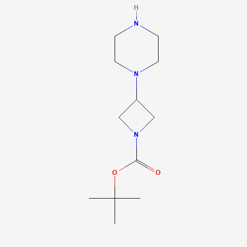 178311-48-3 tert-butyl 3-piperazin-1-ylazetidine-1-carboxylate chemical structure