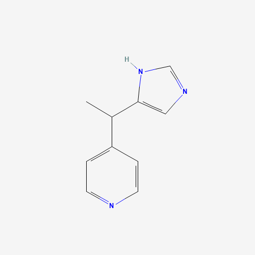 1239649-39-8 4-(1-(1H-Imidazol-5-yl)ethyl)pyridine chemical structure