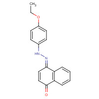6535-42-8 (4E)-4-[(4-ethoxyphenyl)hydrazinylidene]naphthalen-1-one chemical structure