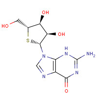 74249-68-6 2-amino-9-[(2R,3R,4S,5R)-3,4-dihydroxy-5-(hydroxymethyl)thiolan-2-yl]-3H-purin-6-one chemical structure