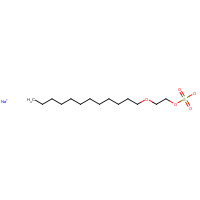 9004-82-4 sodium;2-dodecoxyethyl sulfate chemical structure