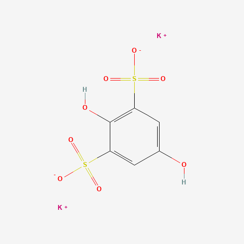 51579-80-7 dipotassium;2,5-dihydroxybenzene-1,3-disulfonate chemical structure