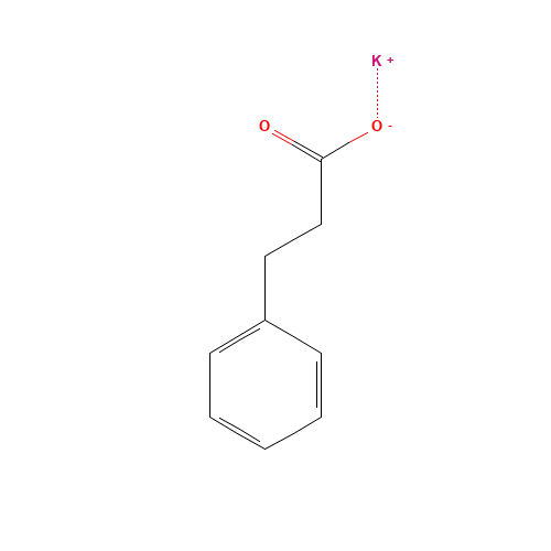 55322-48-0 3-phenylpropionic acid, potassium salt chemical structure