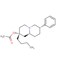 131409-18-2 [(2R,7S,9aS)-2-butyl-7-phenyl-1,3,4,6,7,8,9,9a-octahydroquinolizin-2-yl] acetate chemical structure