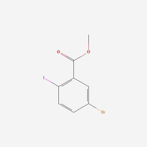 181765-86-6 methyl 5-bromo-2-iodobenzoate chemical structure