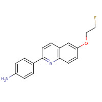 1573029-17-0 4-(6-(2-fluoroethoxy)quinolin-2-yl)aniline chemical structure