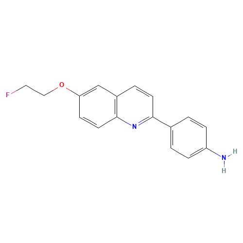 1573029-17-0 4-(6-(2-fluoroethoxy)quinolin-2-yl)aniline chemical structure