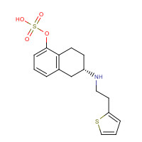 1196459-54-7 [(6S)-6-(2-thiophen-2-ylethylamino)-5,6,7,8-tetrahydronaphthalen-1-yl] hydrogen sulfate chemical structure