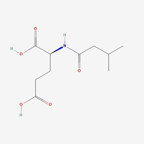80154-63-8 (2S)-2-(3-methylbutanoylamino)pentanedioic acid chemical structure