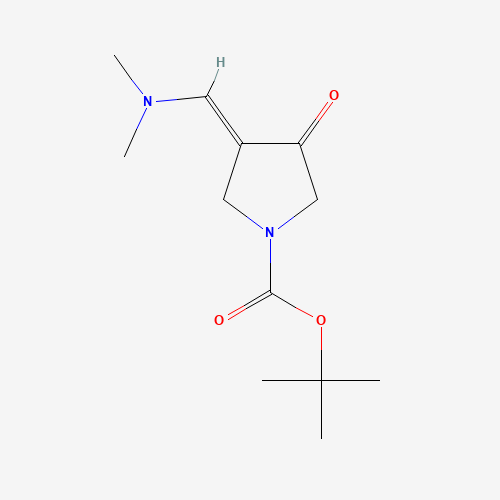 157327-42-9 tert-butyl (3E)-3-(dimethylaminomethylidene)-4-oxopyrrolidine-1-carboxylate chemical structure