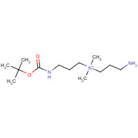 216659-48-2 3-amino-N-[3-[[(1,1-dimethylethoxy)carbonyl]amino]propyl]-N,N-dimethyl-1-Propanaminium chemical structure