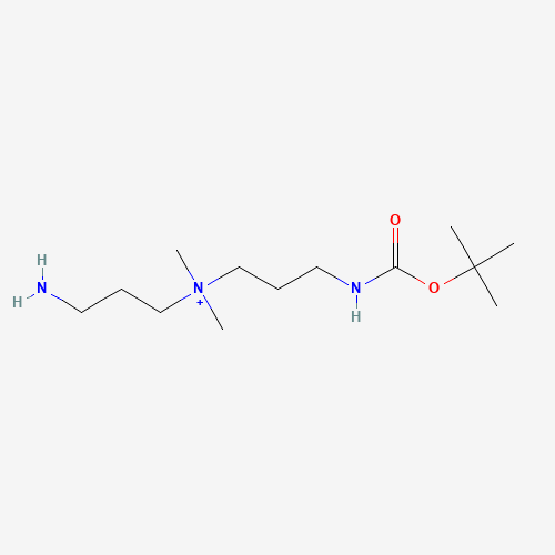 216659-48-2 3-amino-N-[3-[[(1,1-dimethylethoxy)carbonyl]amino]propyl]-N,N-dimethyl-1-Propanaminium chemical structure