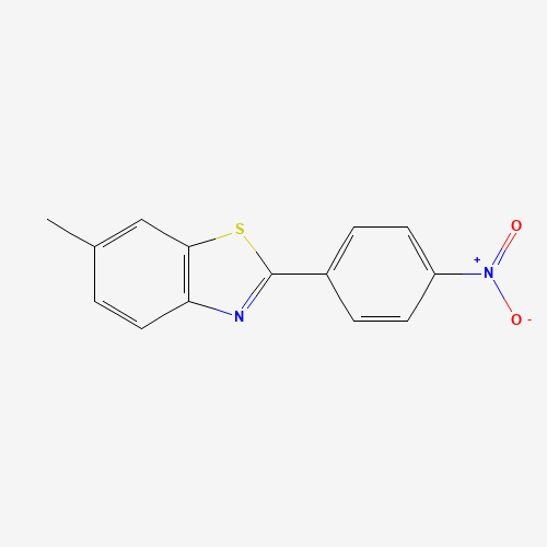 488722-57-2 6-methyl-2-(4-nitrophenyl)-1,3-benzothiazole chemical structure
