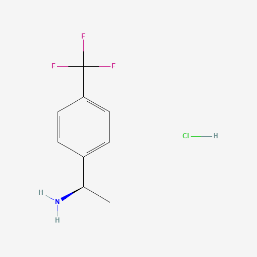 856645-99-3 (R)-1-(4-(Trifluoromethyl)phenyl)ethanamine hydrochloride chemical structure