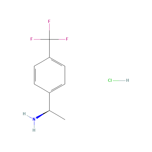 856645-99-3 (R)-1-(4-(Trifluoromethyl)phenyl)ethanamine hydrochloride chemical structure