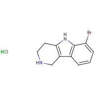 1059630-11-3 6-bromo-2,3,4,5-tetrahydro-1H-pyrido[4,3-b]indole;hydrochloride chemical structure
