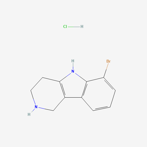 1059630-11-3 6-bromo-2,3,4,5-tetrahydro-1H-pyrido[4,3-b]indole;hydrochloride chemical structure