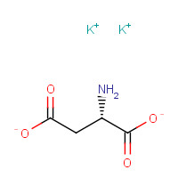 14007-45-5 dipotassium;(2S)-2-aminobutanedioate chemical structure