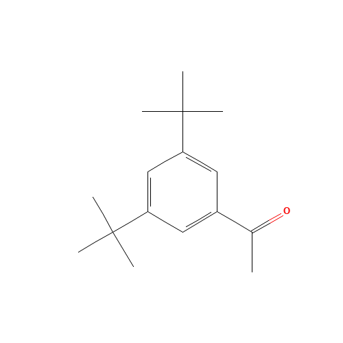 1756-31-6 1-(3,5-ditert-butylphenyl)ethanone chemical structure