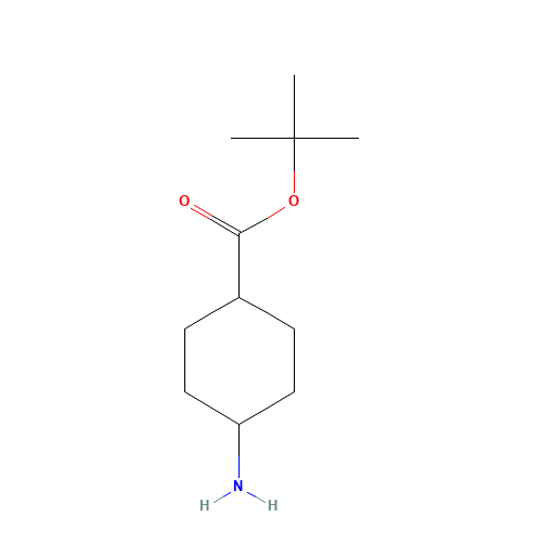 1022159-15-4 trans-tert-butyl 4-aminocyclohexanecarboxylate chemical structure