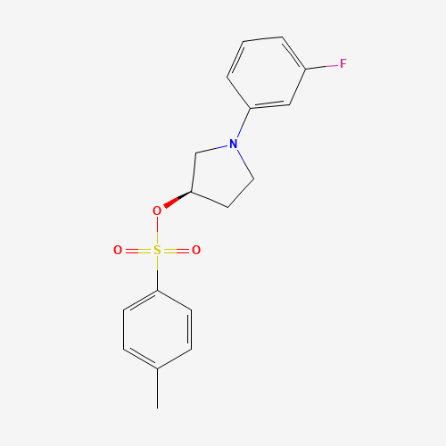 873945-29-0 [(3R)-1-(3-fluorophenyl)pyrrolidin-3-yl] 4-methylbenzenesulfonate chemical structure