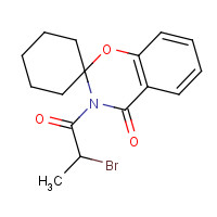 158299-05-9 3-(2-bromopropanoyl)spiro[1,3-benzoxazine-2,1'-cyclohexane]-4-one chemical structure